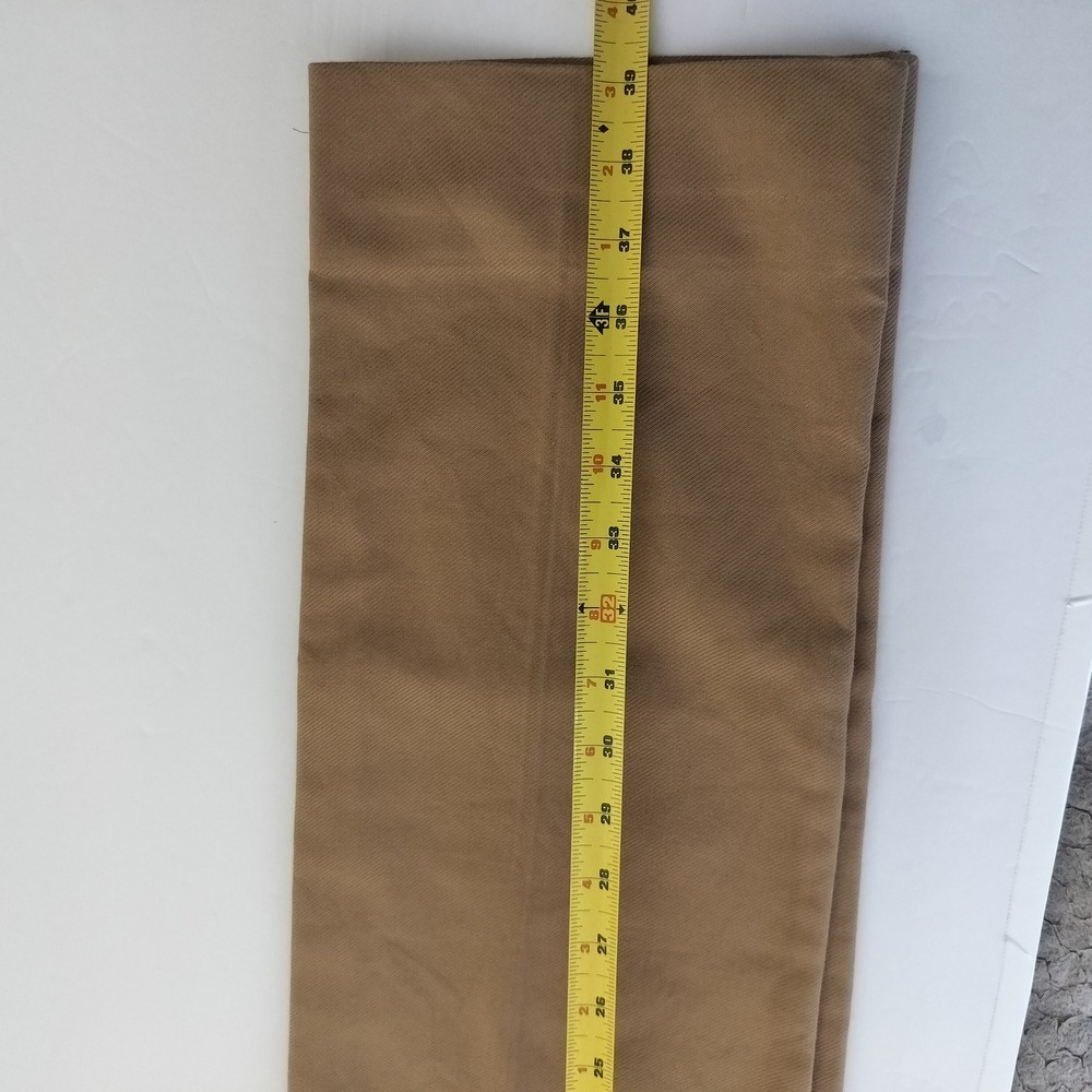 Fendi Women's Tan Khaki Cotton Trousers Button Fly Made in Italy Size 46 - Picture 11 of 13